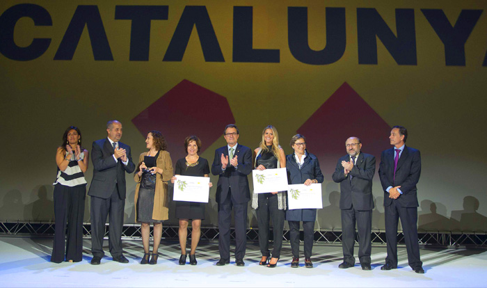 Entrega de los Premios del Turismo de Catalunya 2014